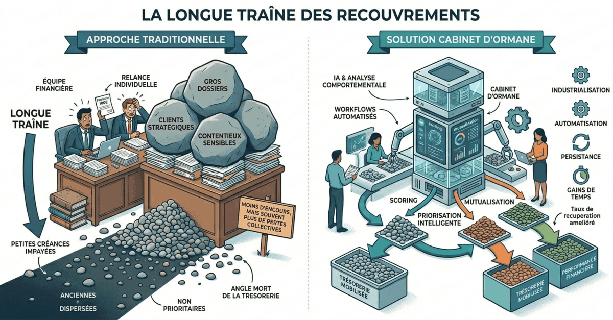 La longue traine du recouvrement